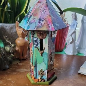 Colorful Artistic Home Accent Tower